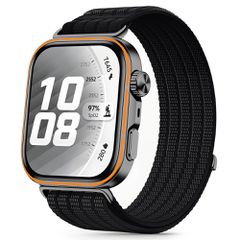 Tech-Protect Nylon Strap for Huawei Watch Fit 3 / 4 / 4 Pro / 5 / 5 Pro - Black