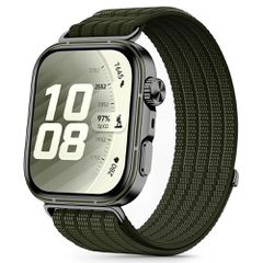 Tech-Protect Nylon Strap for Huawei Watch Fit 3 / 4 / 4 Pro / 5 / 5 Pro - Green