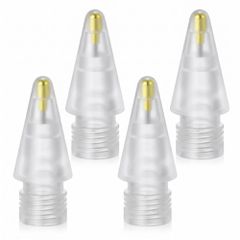 Tech-Protect Stylus Tips 4-Pack Replacement Tips for Apple Pencil - Clear