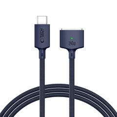 Tech-Protect MMC01 Ultraboost USB-C / USB-C MagSafe 3 140W 200cm Cable for MacBook - Navy Blue