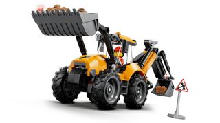 LEGO CITY 60480 Yellow Backhoe Loader-thumb-3