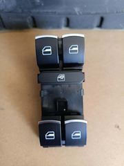 ΔΙΑΚΟΠΤΗΣ ΗΛΕΚΤΡΙΚΩΝ ΠΑΡΑΘΥΡΩΝ VW GOLF 5-6 / JETTA A5 / PASSAT B7 / TIGUAN / TURAN 10pin 5ND959857