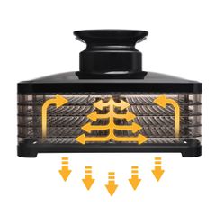ELDOM SG520 FOOD DEHYDRATOR 400 W BLACK-thumb-2