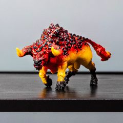Schleich - Eldrador Creatures - Fire Bull (42493) / Toys-thumb-4