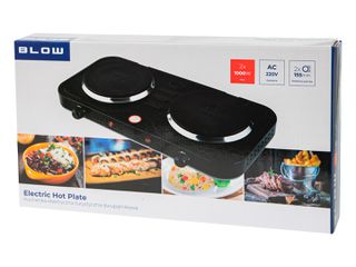 Two-burner adjustable electric cooker BLOW 2000W-thumb-1
