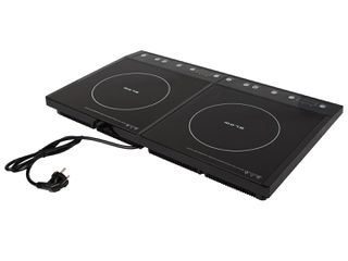 Induction cooker, two-burner adjustable hob, 2000W + 2000W BLOW