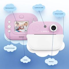 Kids’ camera LAMAX InstaKid2 Play, pink-thumb-4