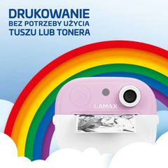 Kids’ camera LAMAX InstaKid2 Play, pink-thumb-2
