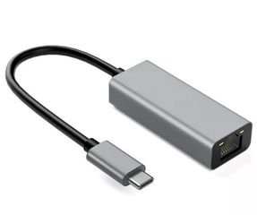 IBox IACRJ Aluminum RJ45 to USB Type-C adapter 10/100/1000 Mb/s