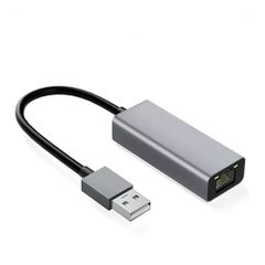 IBox IAARJ Aluminum RJ45 to USB Type-A adapter 10/100/1000 Mb/s