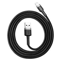 Cable Lightning USB Baseus Cafule 1.5A 2m (gray and black)-thumb-2