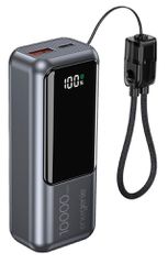 Gembird PB10-PD20-LCD-02 Compact fast charging power bank with LCD display, 20W, 10000 mAh, spacegrey