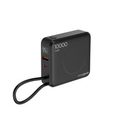 Gembird PB10-WPC15-LCD-01 Fast charging power bank with wireless charger, 20W, 10000 mAh, black