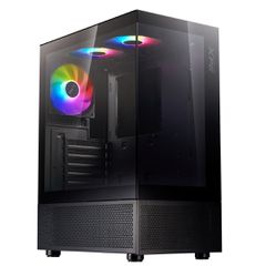XPG INVADER X MINI KOMPAKTES MID-TOWER-CASE Black-thumb-1