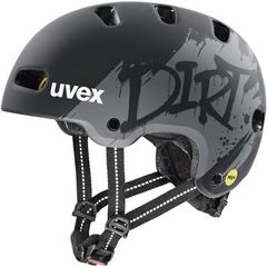 UVEX Kid 4 Style MIPS kids’ cycling helmet, dirt black matt