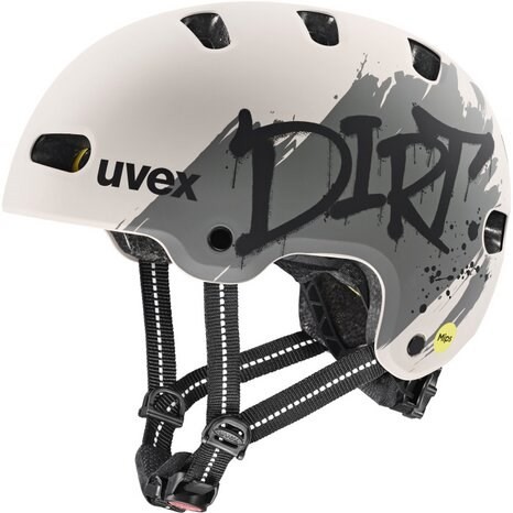 UVEX Kid 4 Style MIPS kids’ cycling helmet, dirt warm grey