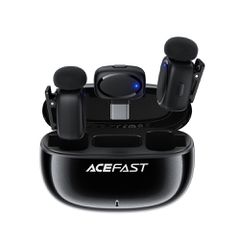 Acefast R2 Wireless Lavalier Microphones - Black-thumb-2