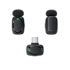 Acefast R2 Wireless Lavalier Microphones - Black-thumb-3