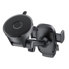Acefast D57 Car Mount with Suction Cup for Dashboard/Windshield - Black-thumb-3