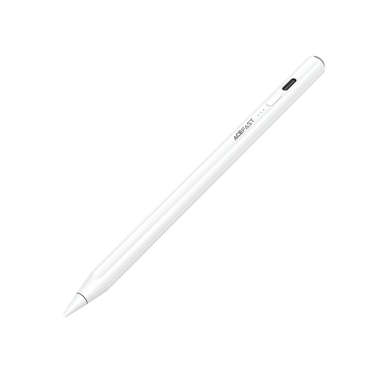Acefast V2 Capacitive Stylus for iPad with 2 Interchangeable Tips - White
