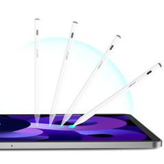 Acefast V2 Capacitive Stylus for iPad with 2 Interchangeable Tips - White-thumb-4