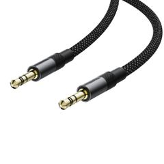 Acefast J10 AUX cable mini jack 3.5mm 1m - black-thumb-2