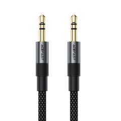 Acefast J10 AUX cable mini jack 3.5mm 1m - black-thumb-3