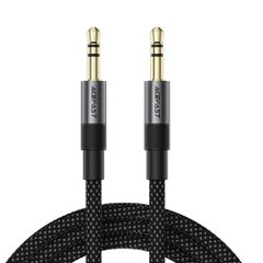 Acefast J10 AUX cable mini jack 3.5mm 1m - black
