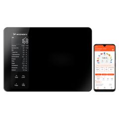 Wozinsky WIK-16 Smart Kitchen Scale with Digital Display, Bluetooth App - Black-thumb-2