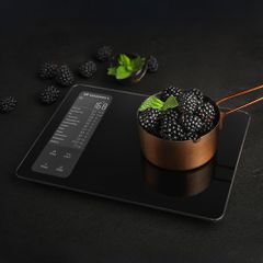 Wozinsky WIK-16 Smart Kitchen Scale with Digital Display, Bluetooth App - Black-thumb-4