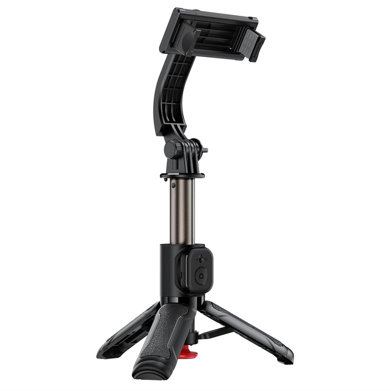 Acefast E42 Selfie Stick with Automatic Tripod and Bluetooth Remote Control 63 cm - Black