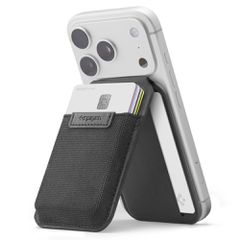 Portfel Spigen Slim Fold S314-4 MagSafe na telefon - czarny