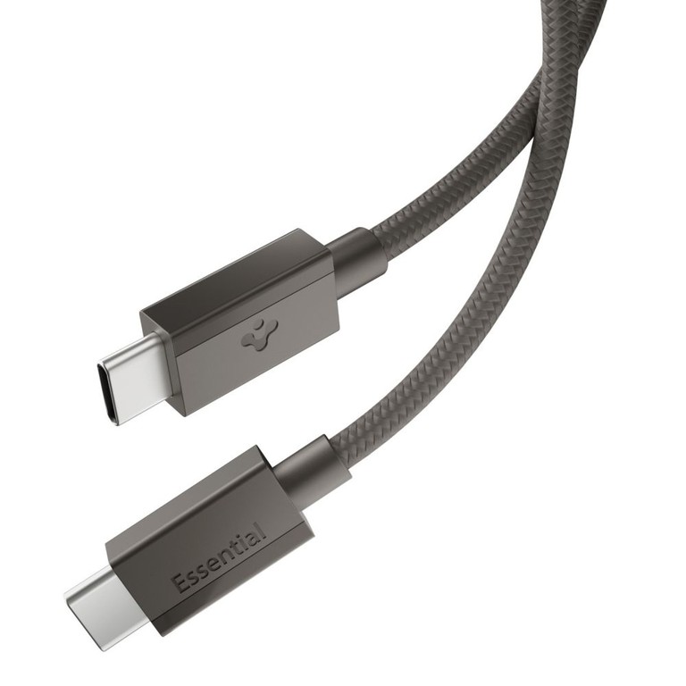 Spigen Essential EB6015CC USB-C Cable 60W 150 cm - Dark Gray