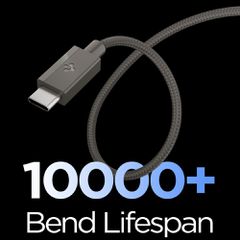Spigen Essential EB6015CC USB-C Cable 60W 150 cm - Dark Gray-thumb-2