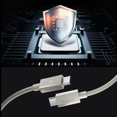 Spigen Essential EB6015CC USB-C Cable 60W 150 cm - Titanium-thumb-3