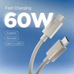 Spigen Essential EB6015CC USB-C Cable 60W 150 cm - Titanium-thumb-1