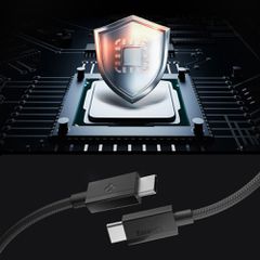 Spigen Essential EB6015CC USB-C Cable 60W 150 cm - Black-thumb-3