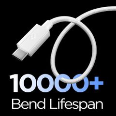 Spigen Essential EB6015AC USB-C Cable 60W 150 cm - White-thumb-3