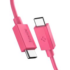 Spigen Essential EB6015CC USB-C Cable 60W 100 cm - Pink-thumb-1