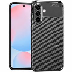 Θήκη Ancus AutoFocus Carbon Fiber για Samsung Galaxy A36 5G A37 5G Μαύρη