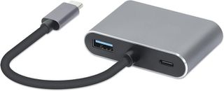 iBox IUHCHDVGA USB Type-C Hub 4-in-1 USB 3.0 + PD 100W + HDMI 4K 30Hz + VGA Full HD