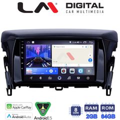 LM Digital - LM ZW8030 GPS Οθόνη OEM Multimedia Αυτοκινήτου για MITSUBISHI ECLIPSE CROSS 2018> (CarPlay/AndroidAuto/BT/GPS/WIFI)