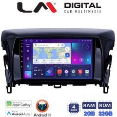 LM Digital - LM ZN4030 GPS Οθόνη OEM Multimedia Αυτοκινήτου για MITSUBISHI ECLIPSE CROSS 2018> (CarPlay/AndroidAuto/BT/GPS/WIFI/GPRS)