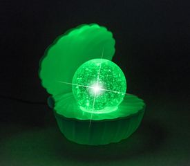 Top Light - Shell Lamp with Glitter Light (71250)-thumb-1