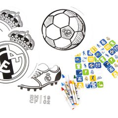 Real Madrid Colouring activity book-thumb-1