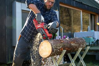 EINHELL Cordless Chainsaw GE LC 18/25 Li BL SOLO-thumb-1