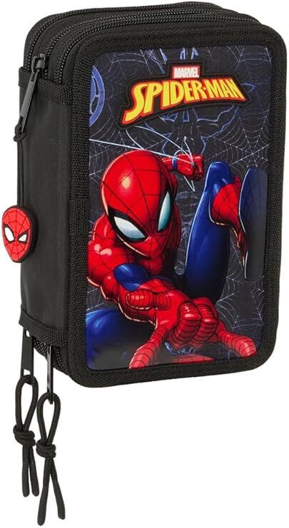 Marvel Spiderman Attack triple pencil case 37pcs