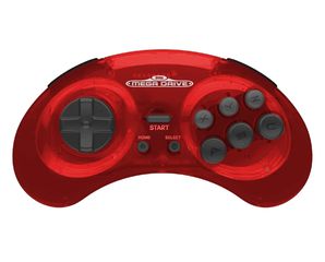 Retro-Bit - SEGA MD 2.4G Crimson Red / Nintendo Switch