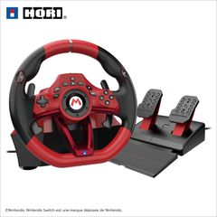 HORI - Mario Kart Racing Wheel Pro DELUXE - Red - 11 inches (28 cm) / Nintendo Switch 2