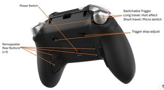 iMP Tech - DLX HE MAX Wireless/Wired/Bluetooth Controller - Purple Black / PC-thumb-3